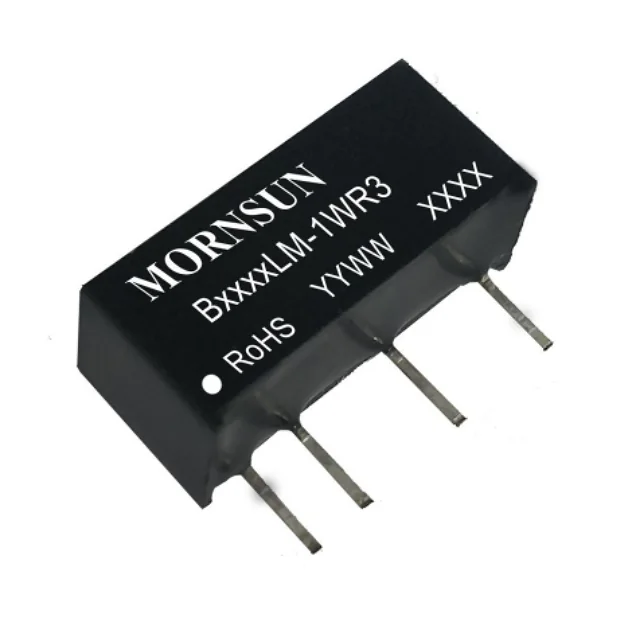 MORNSUN B0505LM-1WR3 — DC/DC Converter SIP/DIP Unregulated Output (0.25-3W)