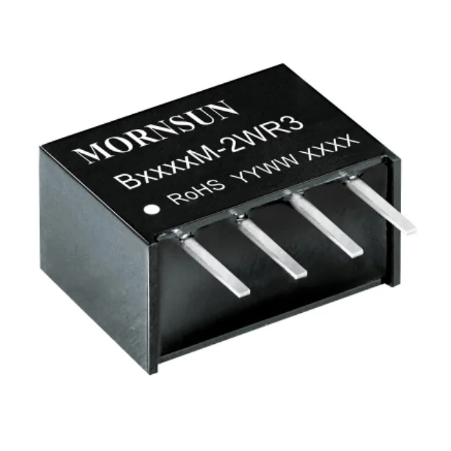 MORNSUN B0512M-2WR3 — DC/DC Converter SIP/DIP Unregulated Output (0.25-3W)