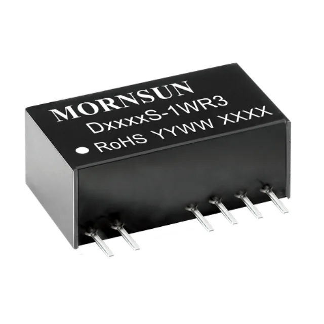 MORNSUN D050505NS-1WR3 — DC/DC Converter SIP/DIP Unregulated Output (0.25-3W)