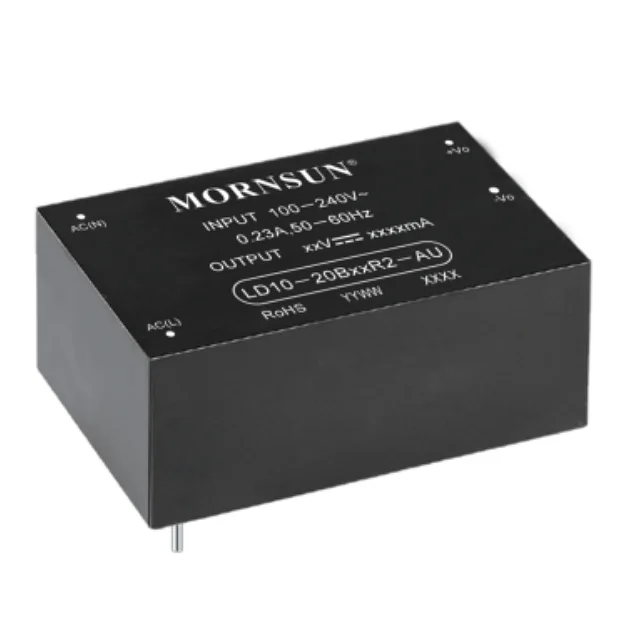 MORNSUN LD10-20B05R2-AU — AC/DC Converter LD (3-90W)