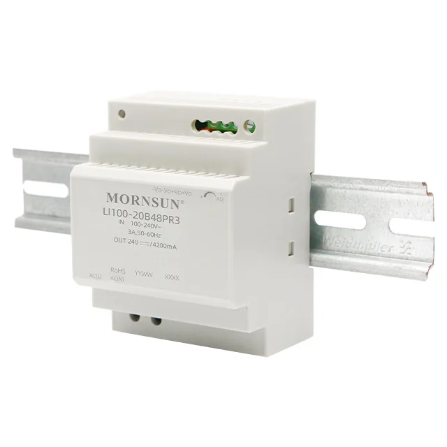 MORNSUN LI100-20B12PR3 — DIN Rail Power Supply of AC/DC Converter