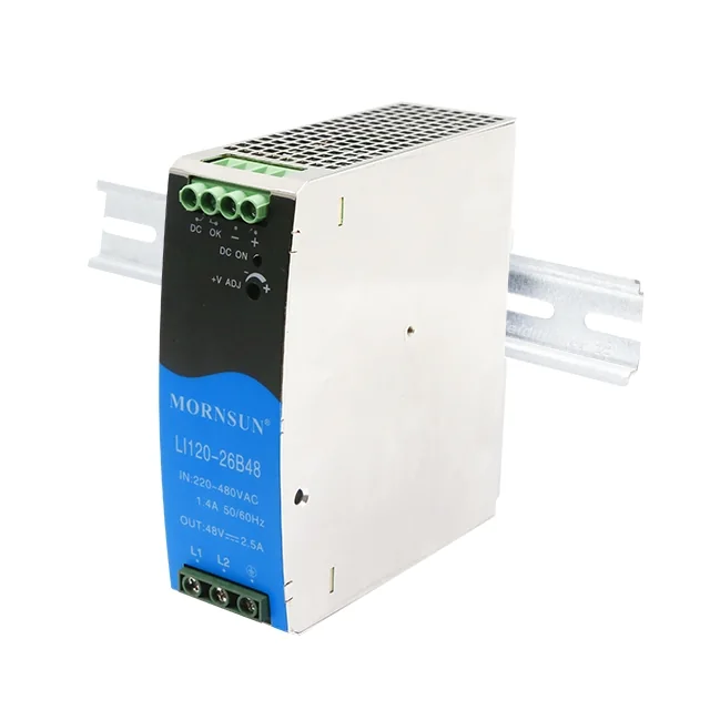MORNSUN LI120-26B12 — AC/DC Converter 2-phase Metal case (60-480W)