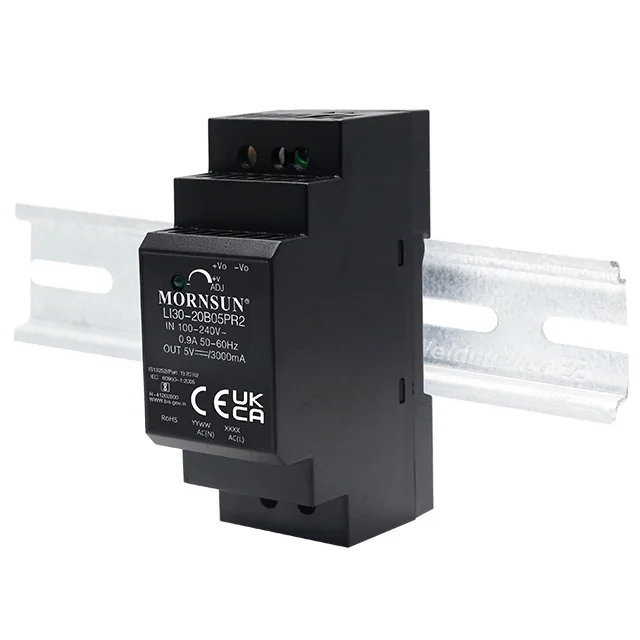 MORNSUN LI30-20B05PR2 — DIN Rail Power Supply of AC/DC Converter