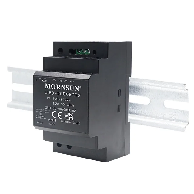 MORNSUN LI60-20B12PR2 — DIN Rail Power Supply of AC/DC Converter