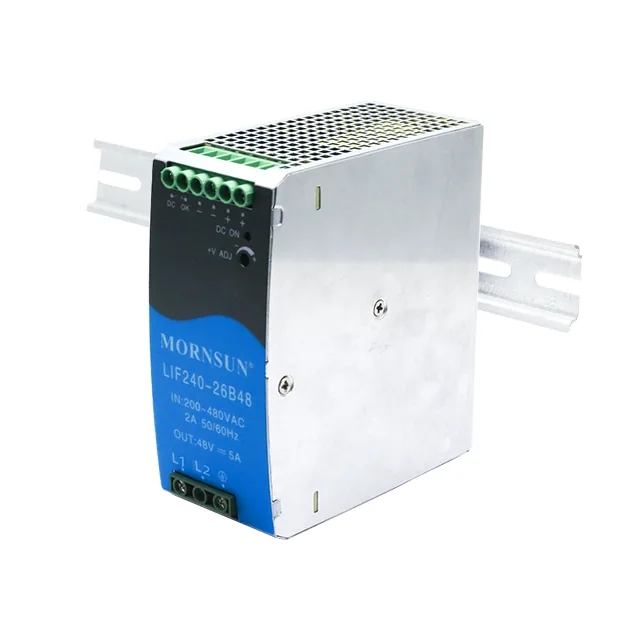 MORNSUN LIF240-26B24 — AC/DC Converter 2-phase Metal case (60-480W)