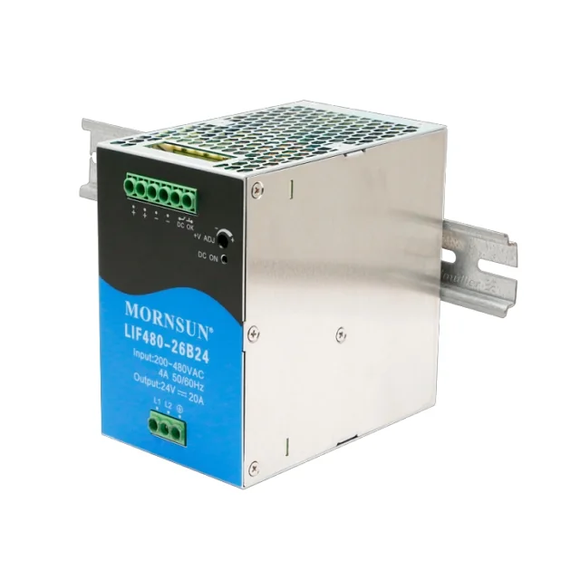 MORNSUN LIF480-26B24 — AC/DC Converter 2-phase Metal case (60-480W)