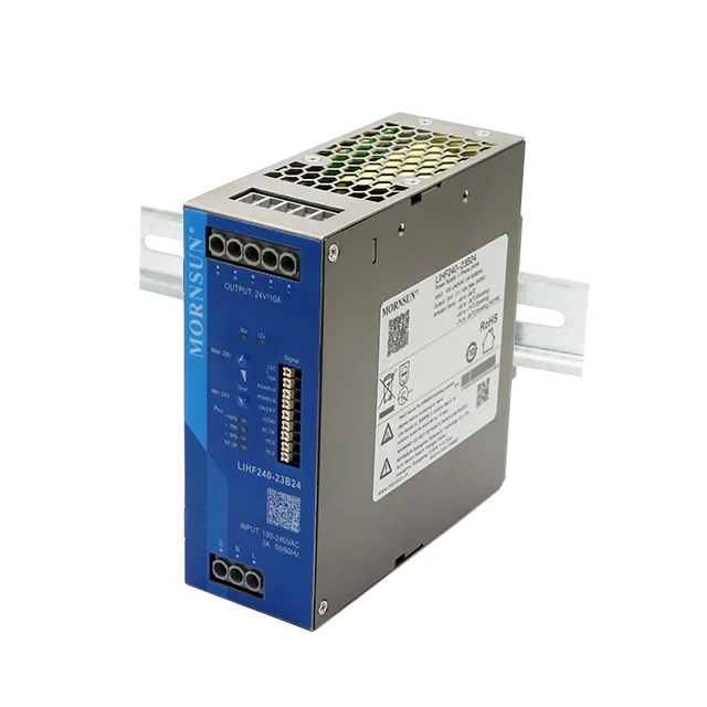 MORNSUN LIHF240-23B24 — AC/DC Converter High-reliability 1-phase Metal case H Series (Enhanced 240-960W)