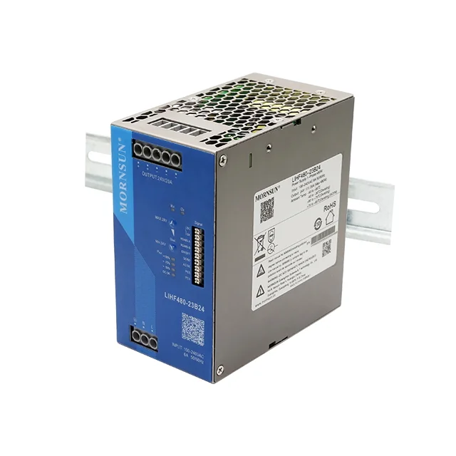 MORNSUN LIHF480-23B24 — AC/DC Converter High-reliability 1-phase Metal case H Series (Enhanced 240-960W)
