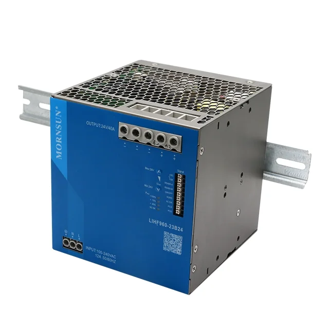 MORNSUN LIHF960-23B24 — AC/DC Converter High-reliability 1-phase Metal case H Series (Enhanced 240-960W)