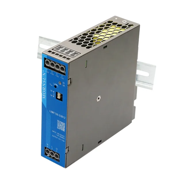 MORNSUN LIMF120-23B12 120 W DIN rail power supply, 12 VDC / 10A
